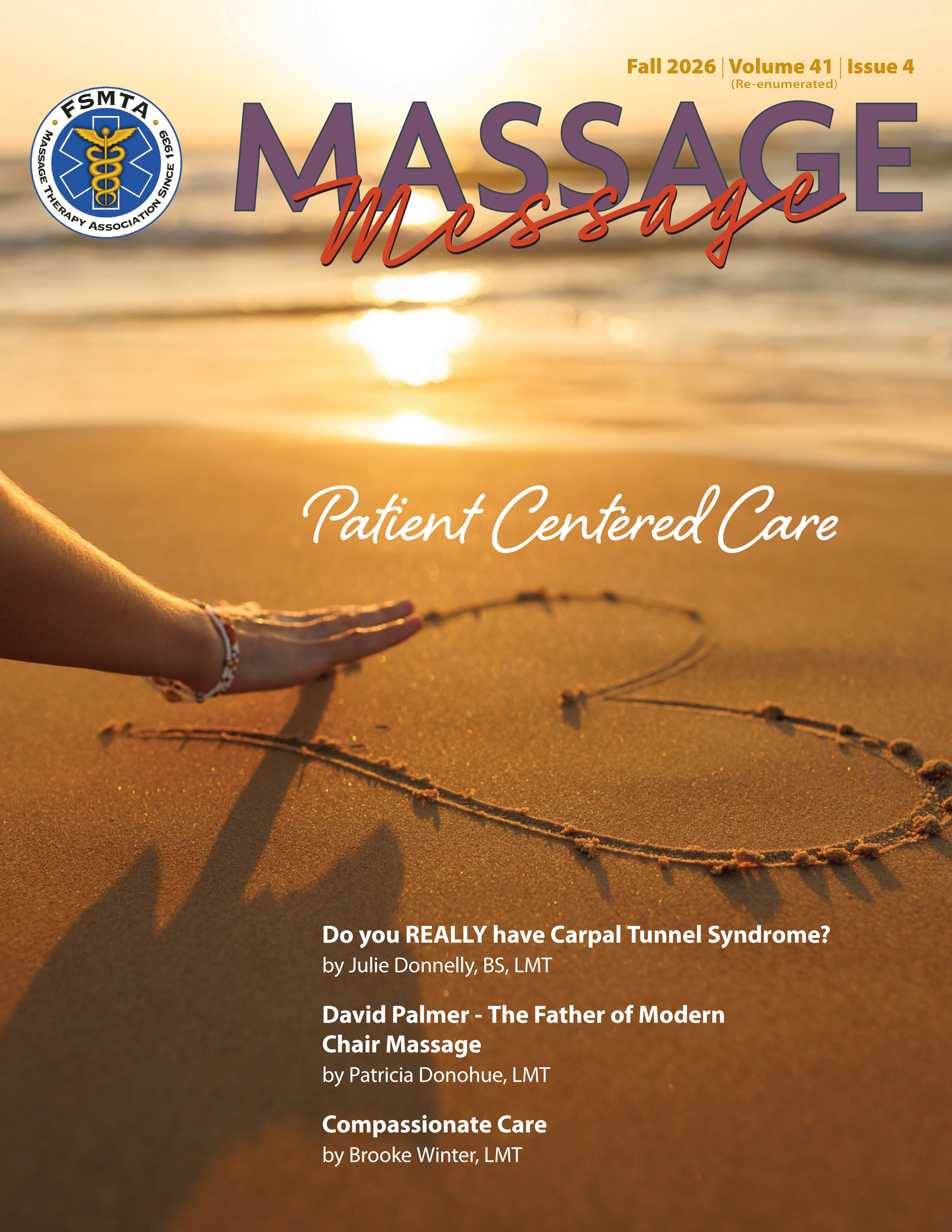 Massage Message Fall 2026 cover